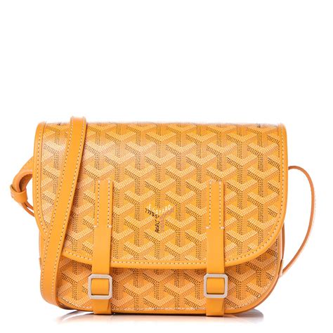 goyard messenger bag yellow